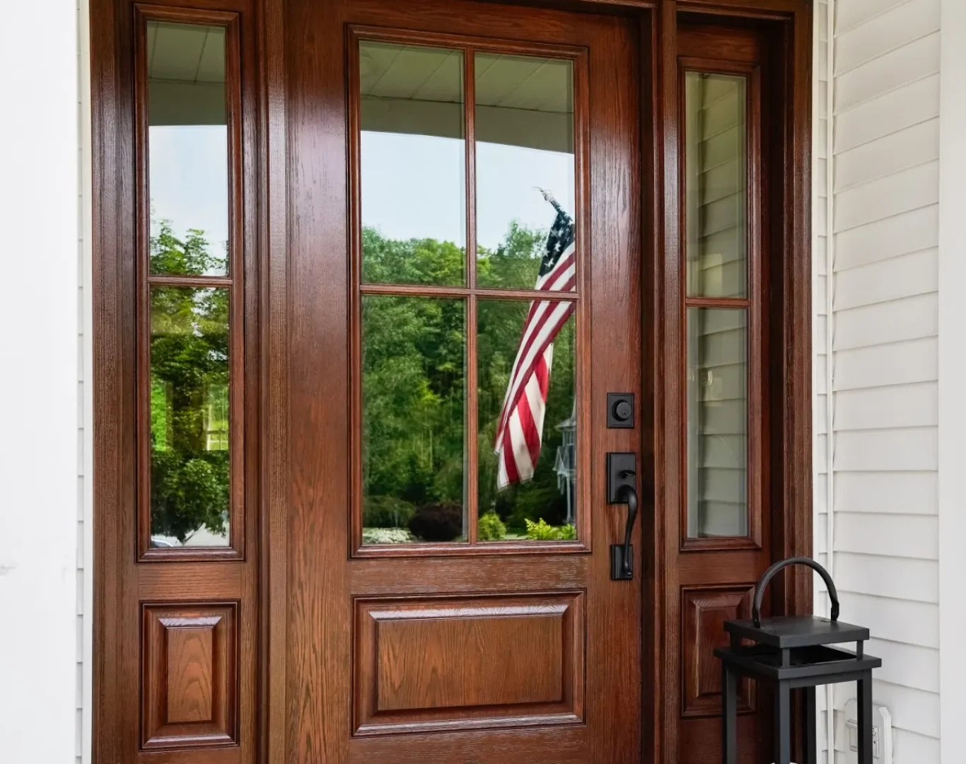 Professional entry door installation in Mattawan MI home