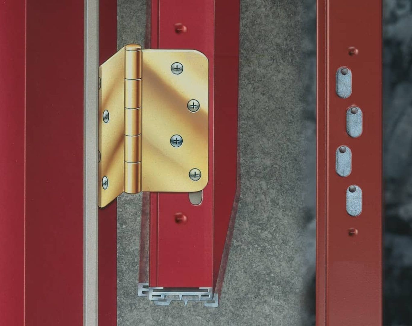 adjustable hinge plate