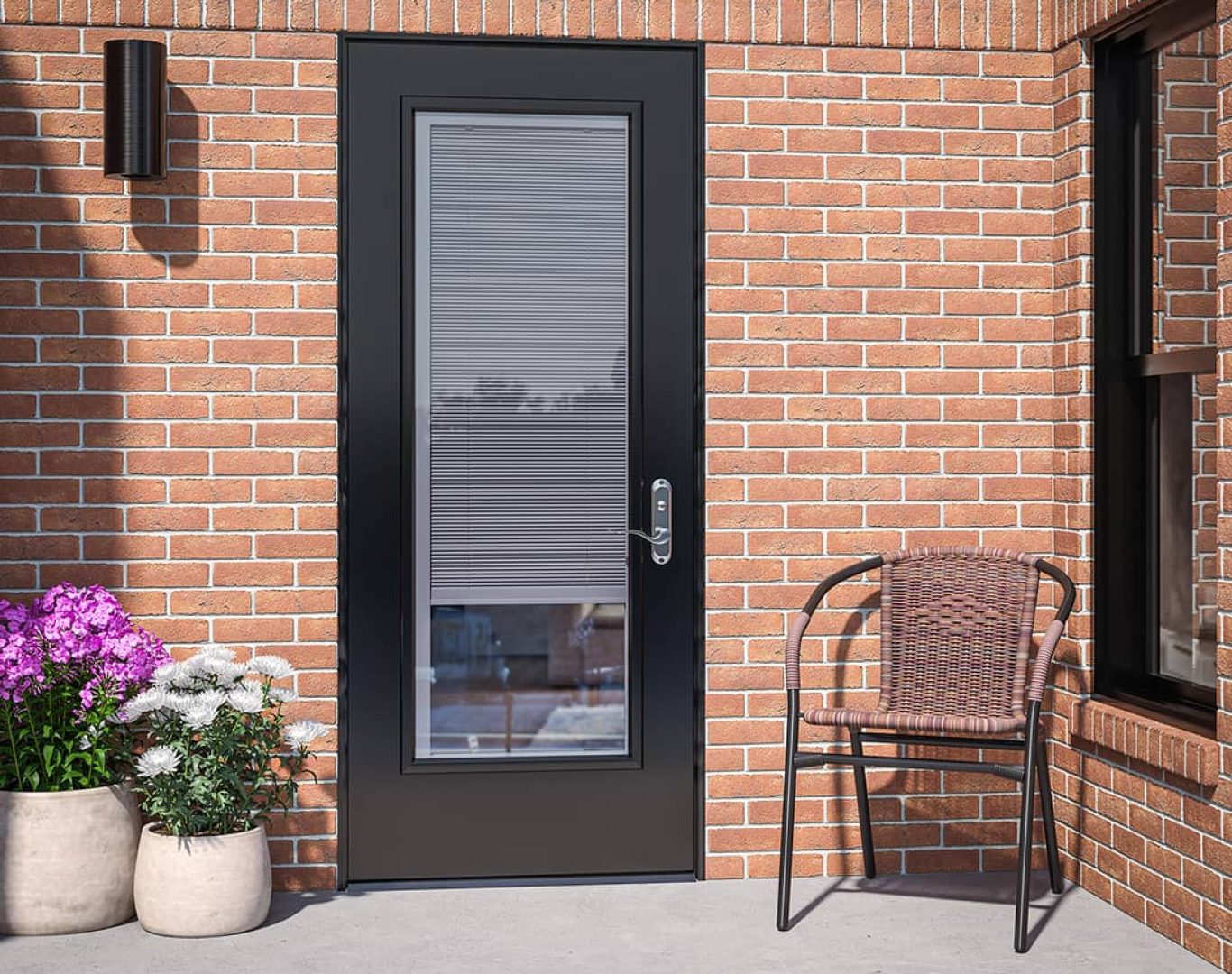 Durable entry door replacement in Schoolcraft MI home